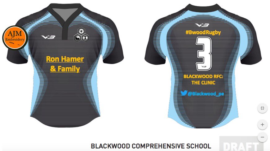 Thanks <a href="/AJMEmbroidery1/">AJM Embroidery</a> &amp; <a href="/VX3apparel/">VX3</a> for our new kit! We would like to thank the family of Ron Hamer who sponsored the shirts! #RugbyFamily