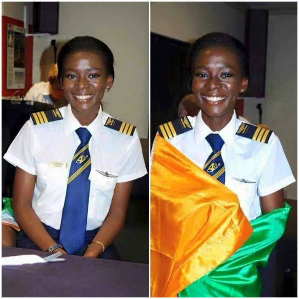 LifeMagazine_CI's tweet image. NEWS - Félicitations à Jennifer Yahye qui devient la première pilote ivoirienne à seulement 20 ans. On en parle ici: goo.gl/xVcxHM