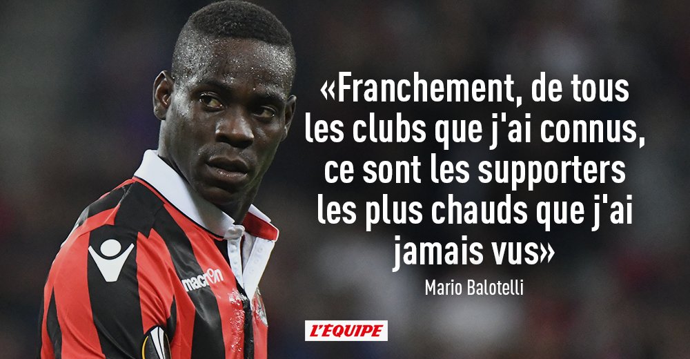 WeAreMalherbe's tweet photo. La réaction de Mario Balotelli après son déplacement à Caen. https://t.co/othlRQPFji