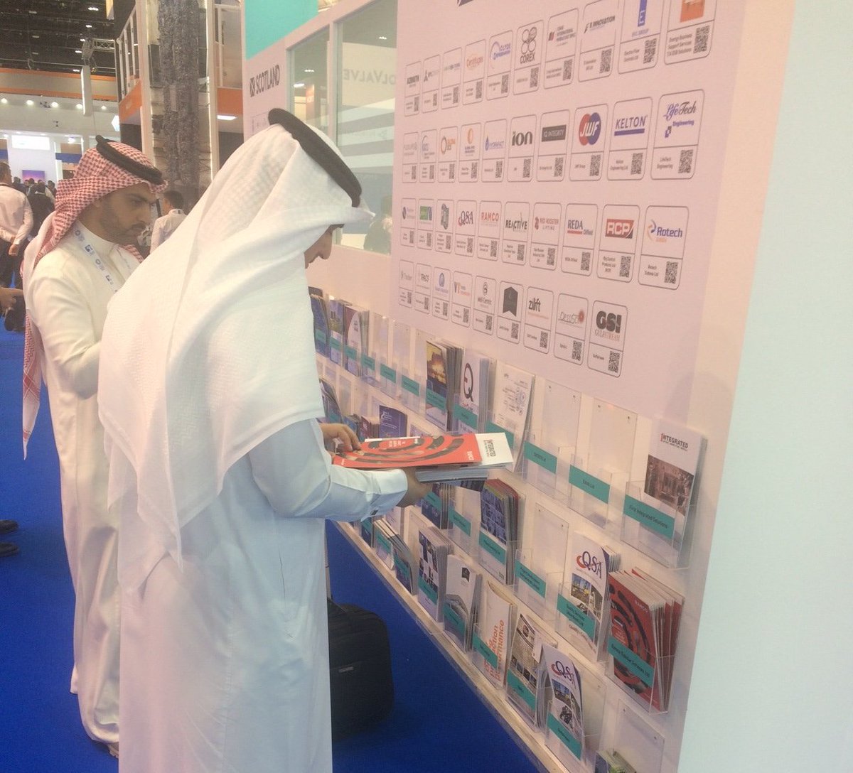 FirstIntegrated's tweet photo. Al farad traders from Oman learning about our products and services @ADIPECOfficial. Come join us at Stand 1210 in Hall 1 #ScottishPaviliion https://t.co/oSJiig2BBR