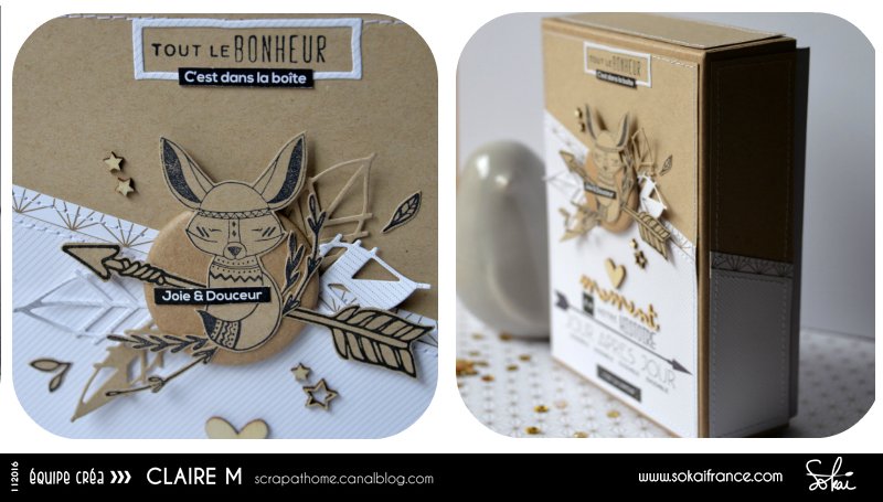 SokaiFrance's tweet image. Trop jolie cette #boite #minialbum #papiers #DIY #scrapbooking #SokaiFrance ! #inspi #tendance ow.ly/zrd7305XLDk