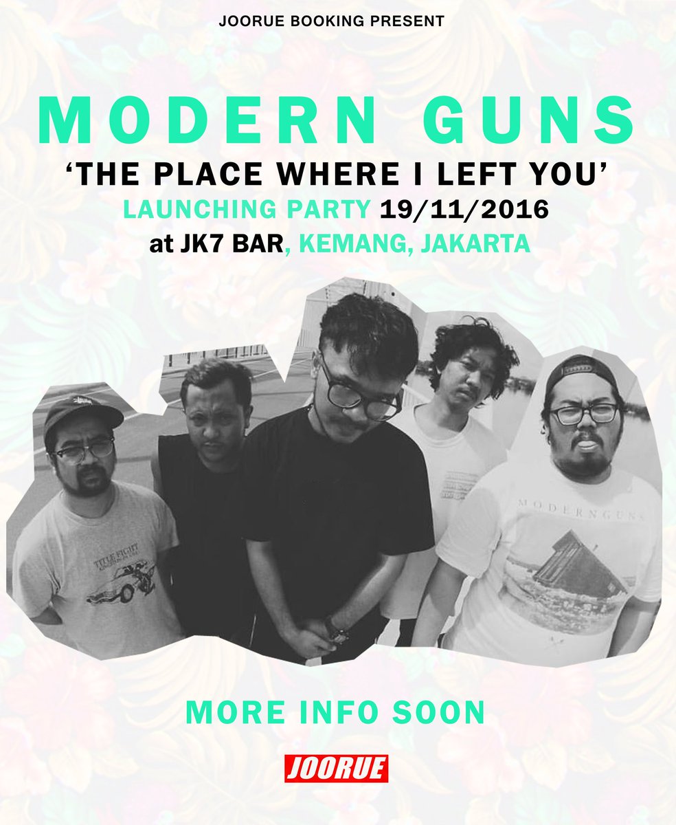 @moderngunshc "the place where I left you" launching party, Saturday, November 19th 2016 at JK7 Bar, Kemang, Jakarta. 🔥🔥
More info soon. ✌