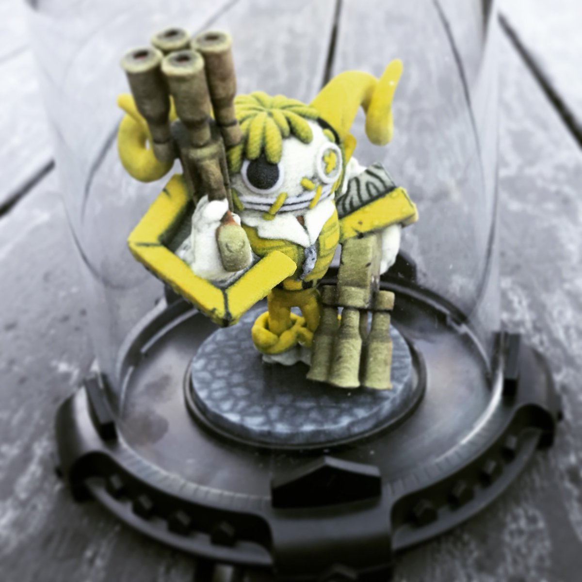 Fik lige min #SkylandersImaginators figur fra GamesCom som 3D-print. Temmelig "awesome".