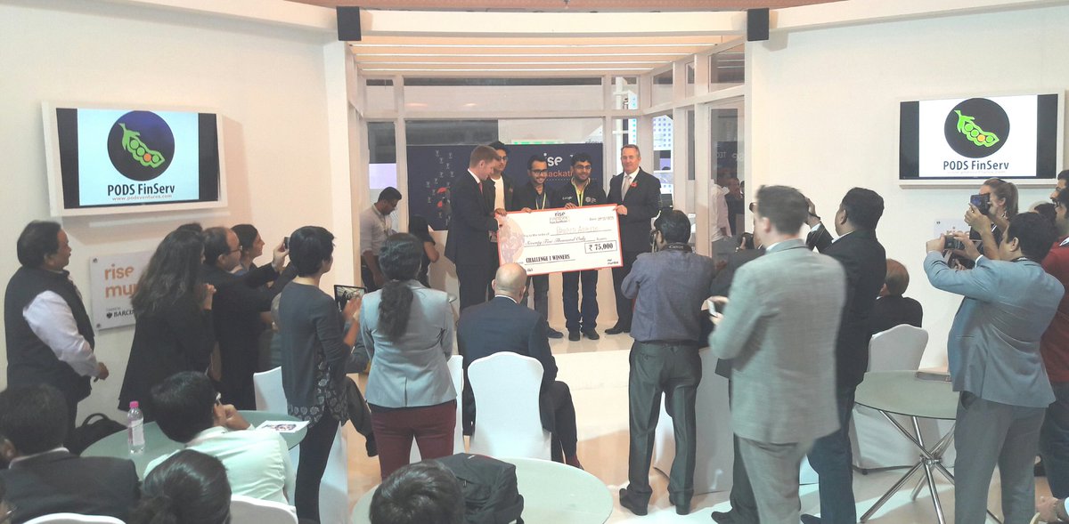 Bruce_Bucknell's tweet photo. Technology for all
Fintech Hackathon winners
@ #UKIndia #TECHSmt
came up with solutions for financial inclusion https://t.co/0XfvZXKnt8