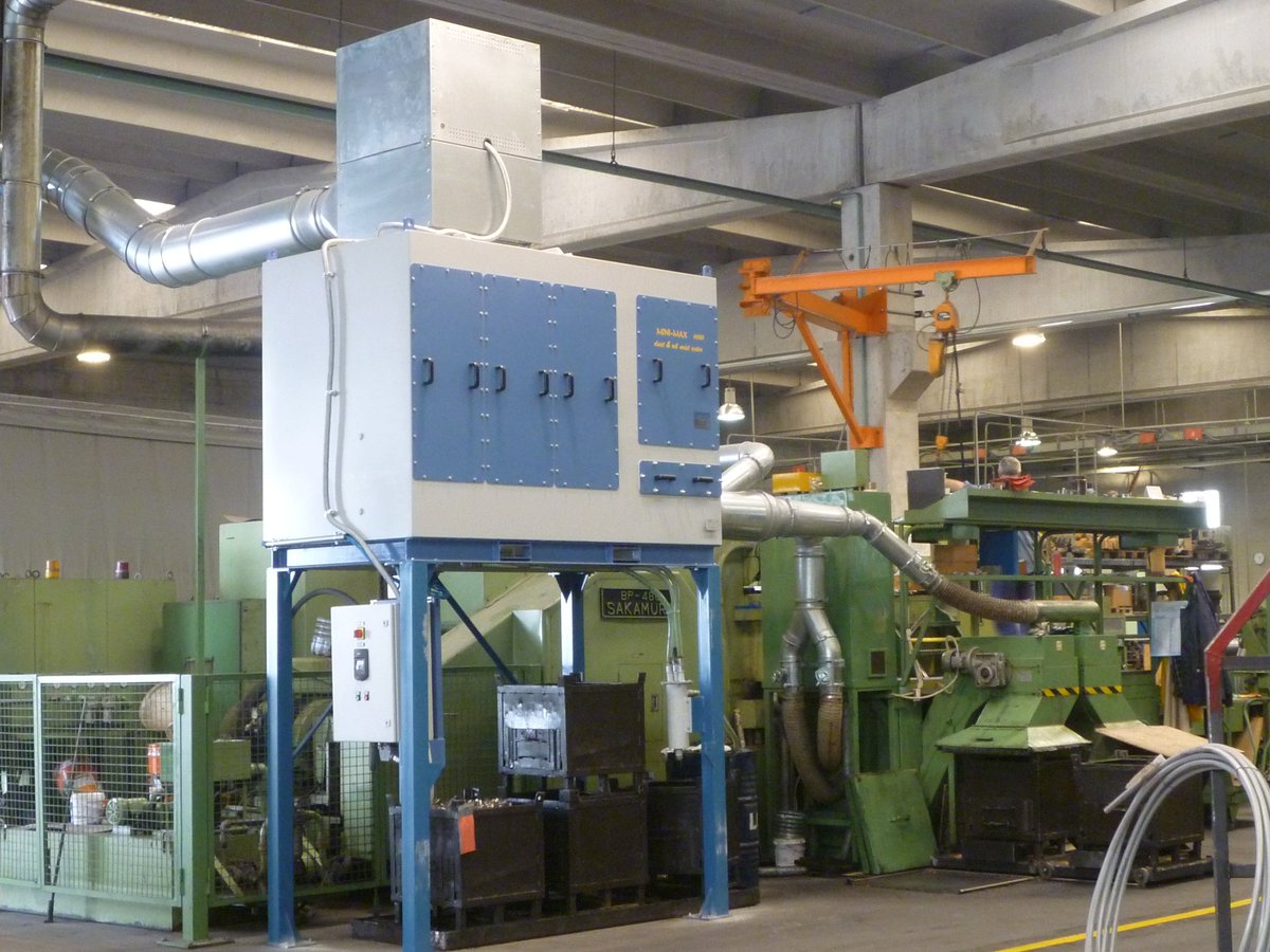Sotec oil mist removal will make your work area a cleaner environment inside and out. #ukmfg #oilmist #environment