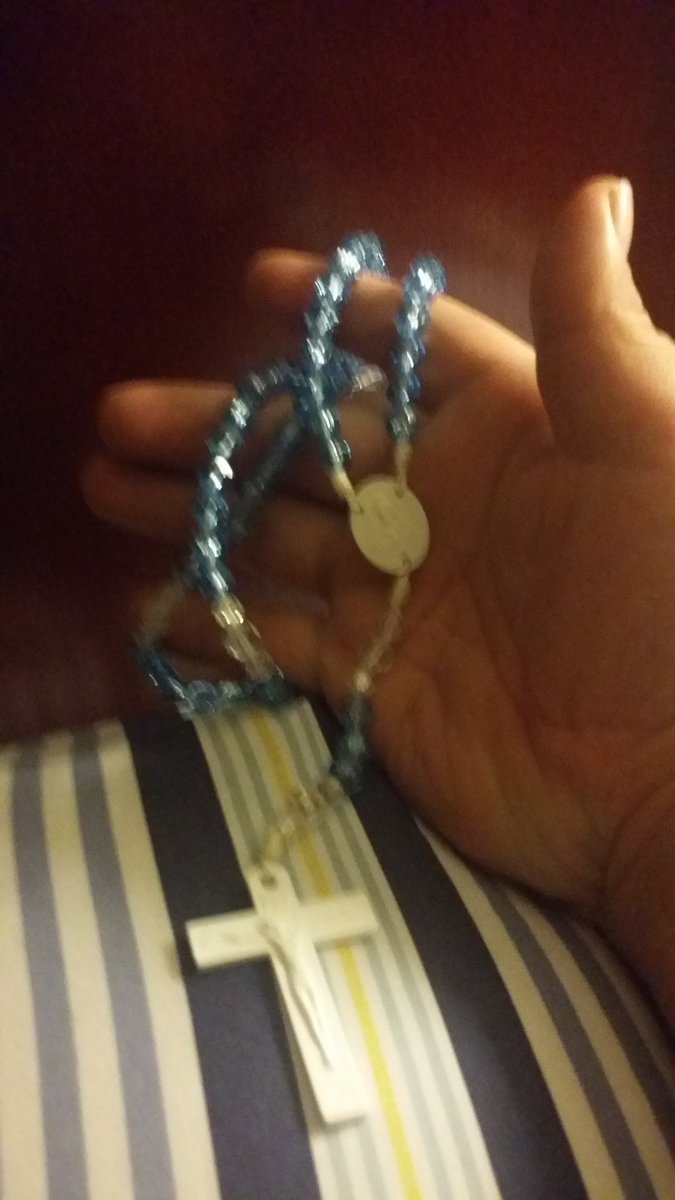 Tonight I offer my rosary to <a href="/HillaryClinton/">Hillary Clinton</a>'s victory tomorrow.  Using a Blue Rosary so will have a Blue Electoral College Map!