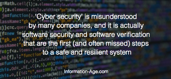 InformationAge's tweet image. Software verification: the first step towards safe and resilient systems information-age.com/software-verif… #softwareverification