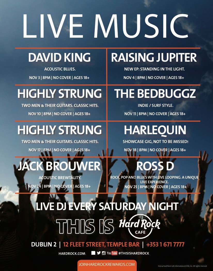 We can wait to play <a href="/TheHardRockCafe/">The Hard Rock Cafe</a> on Friday in Temple bar. Come down for a milkshake and a bop 😂 #hardrockcafe #irishmusicparty #Dublin