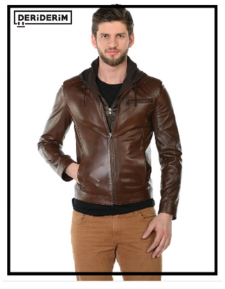 Derinin en güzel rengini Deriderim montunda, hayranlık dolu bakışları üzerinde hisset! deriderim.com #deri #erkek #mont #leather