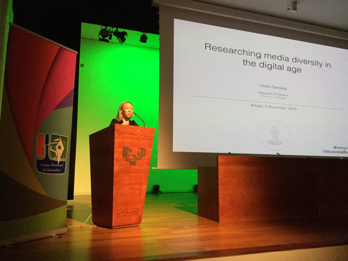 Researching media diversity in the digital age, Prof. Helle Sjovaag, University of Bergen <a href="/hellesjovaag/">Helle Sjøvaag</a> #ciberpebi