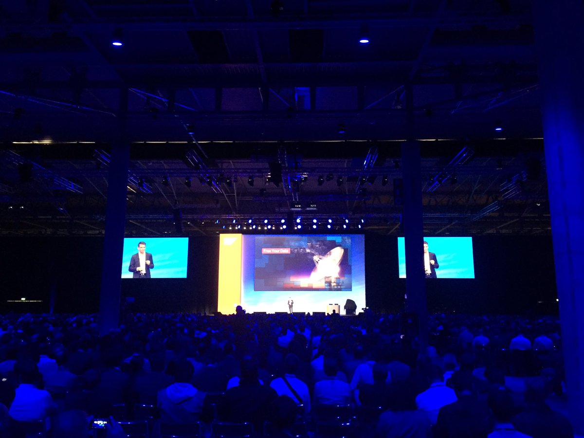 sapsven's tweet photo. So SAP HANA 2 was just announced! #SAPTechEd https://t.co/UVMrhiDz5U