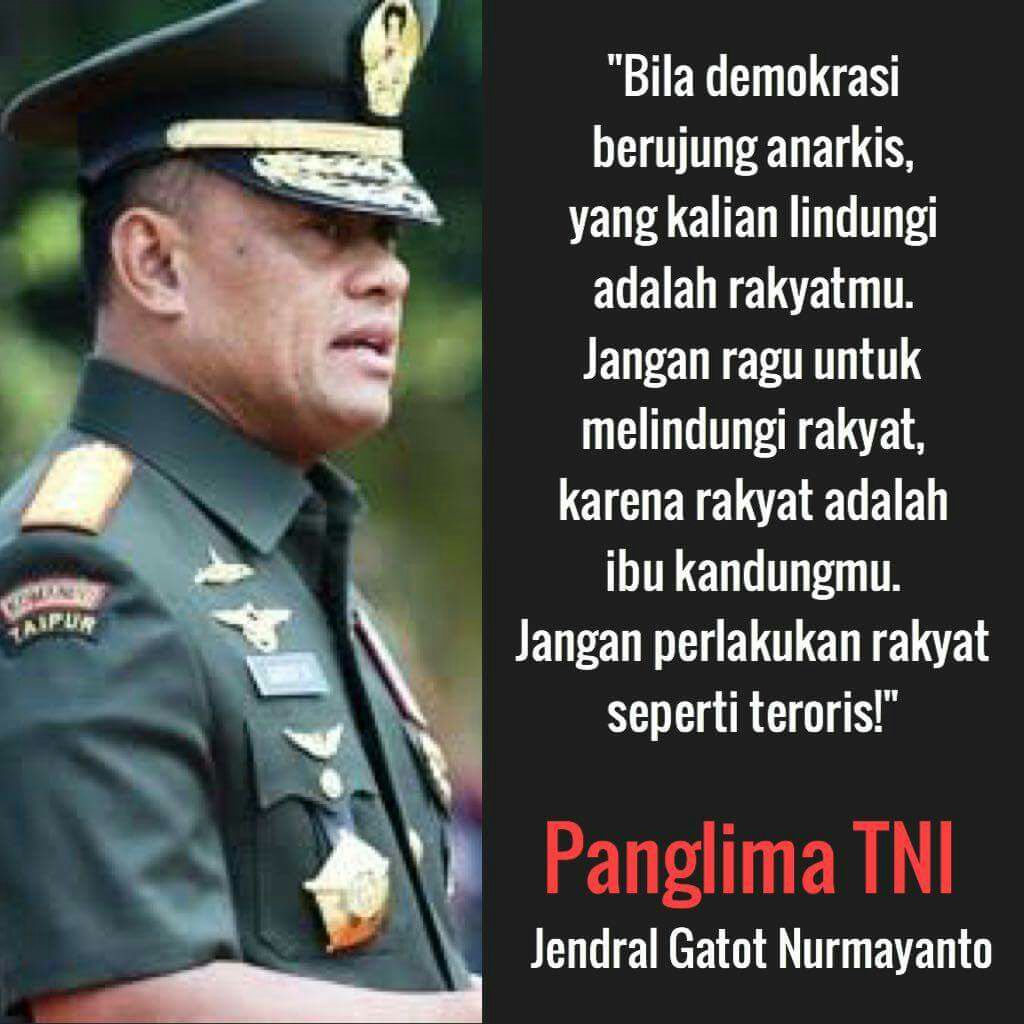 pkshol's tweet photo. Terimakasih Jenderal 
Kau patriot sejati
Melihat Rakyat sebagai ibu kandung bukan seperti mereka yg dikit2 nuduh teroris pd rakyat yg taat https://t.co/pdDi6CGcR3