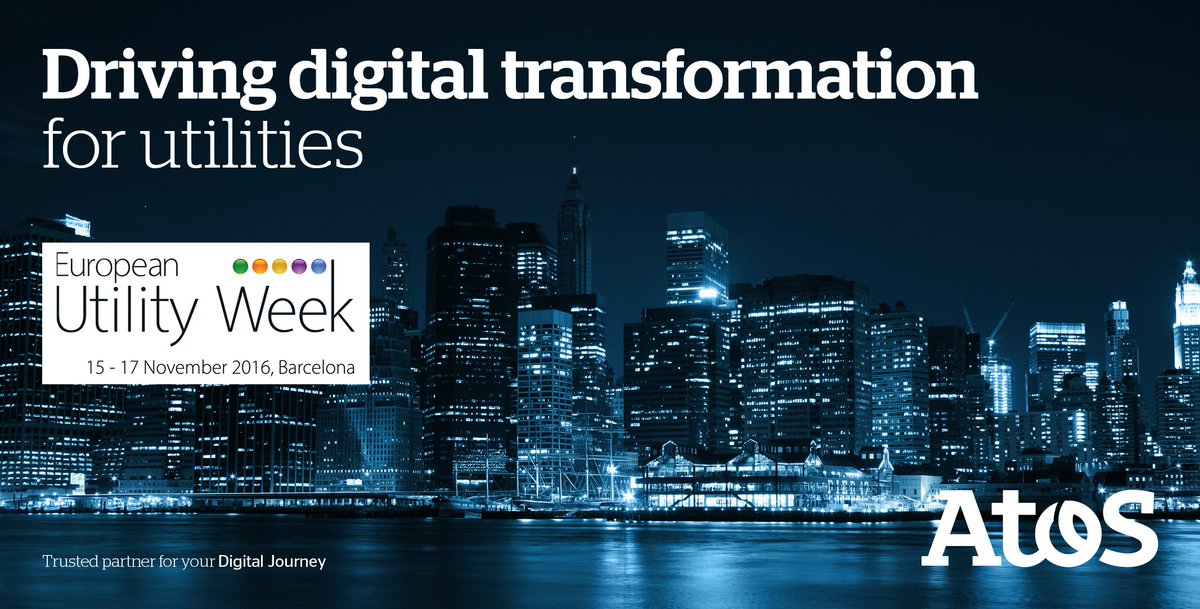 MrVikSingh's tweet photo. #DigitalTransformation with Atos for #utilities at #EUW16 for better customer experience &amp; operational excellence! https://t.co/8wry0udzrK https://t.co/nymdNRNmoj