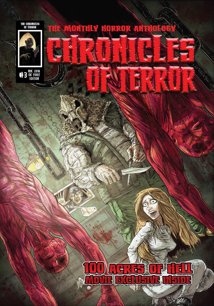 WPComics's tweet image. Chronicles of Terror issue 3 is coming this week. Get excited folks, you are going to meet Jeb Tucker. #horror