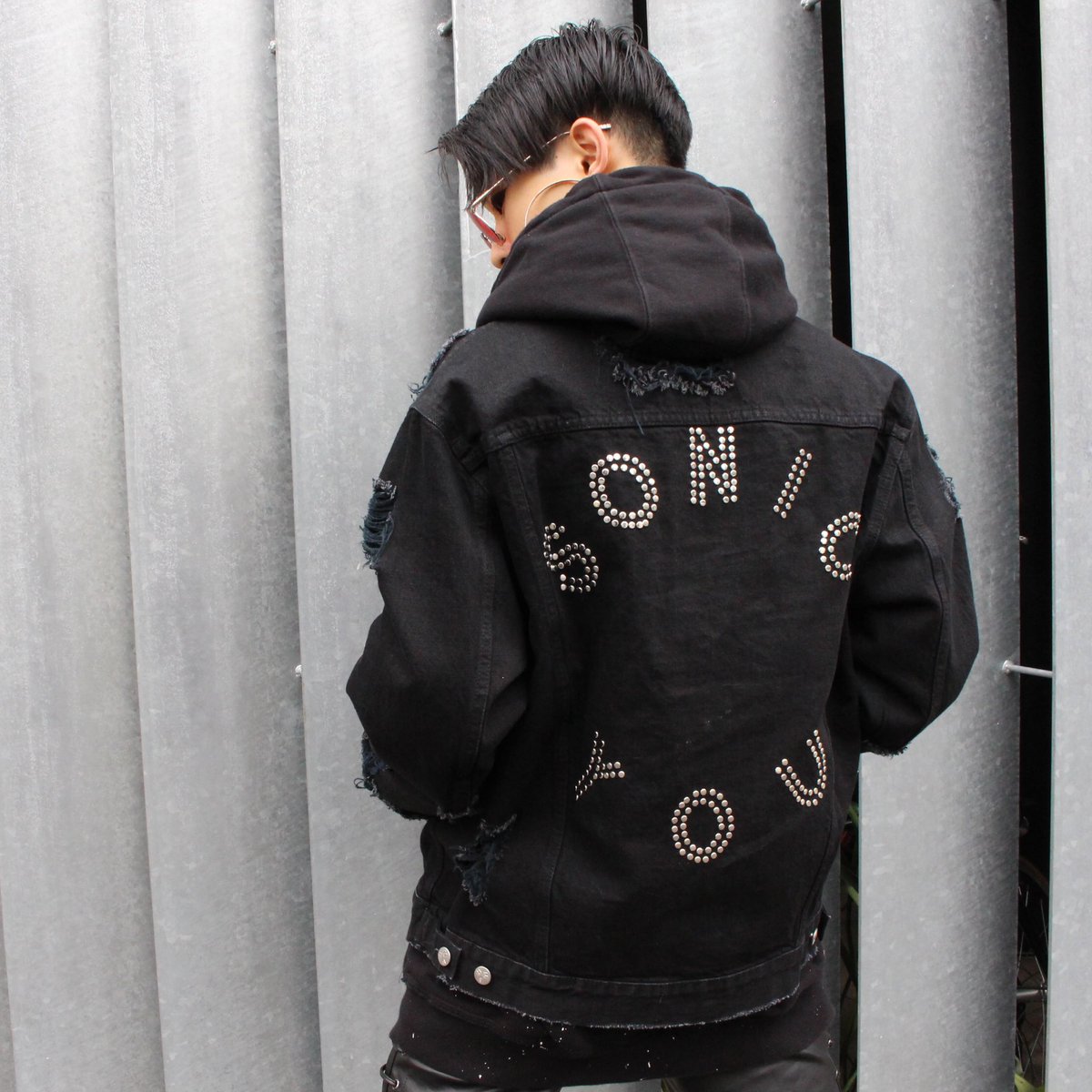 MISBHV]SONIC YOU STUDDED DENIM JACKET BLACK? ・ ・ ・ ・ online 