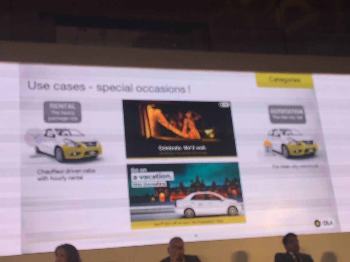 ericsalama's tweet photo. Locally inspired innovation suited to local needs from @Olacabs . Creates new segments, empowers people to do new things #tnsd3 https://t.co/Jrg3rMWOCb