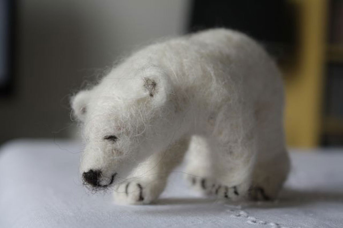 <a href="/Sheilskk/">Sheila Holdsworth</a> <a href="/leeopenstudios/">Lee Green Open Studios</a> Why not go back and set your polar bear on the dog?