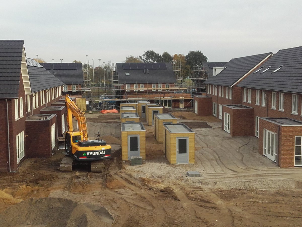 HendriksBO's tweet photo. Beelden uit #Beuningen #Hutgraaf. Binnenkort worden de eerste woningen opgeleverd. https://t.co/sn6kFpQtCq