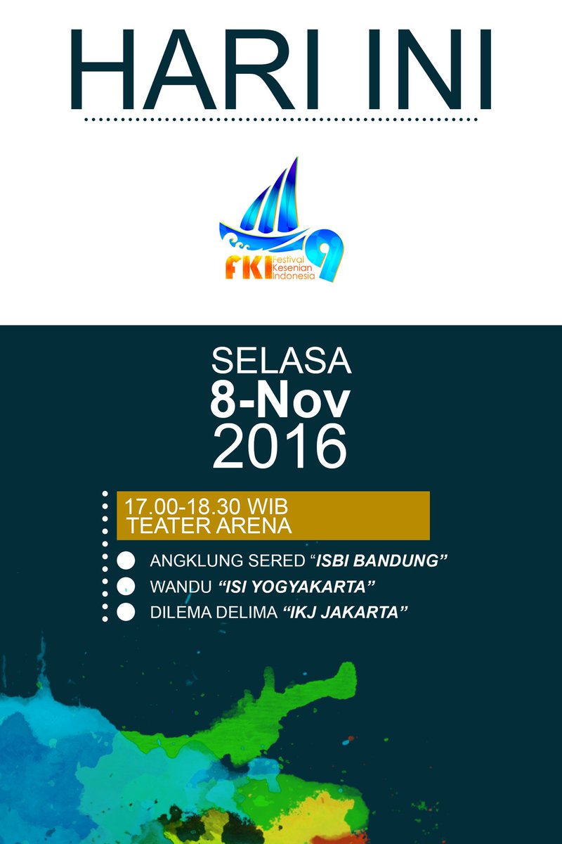 Selasa, 8 November 2016 #FKI9ISIPadangpanjang2016