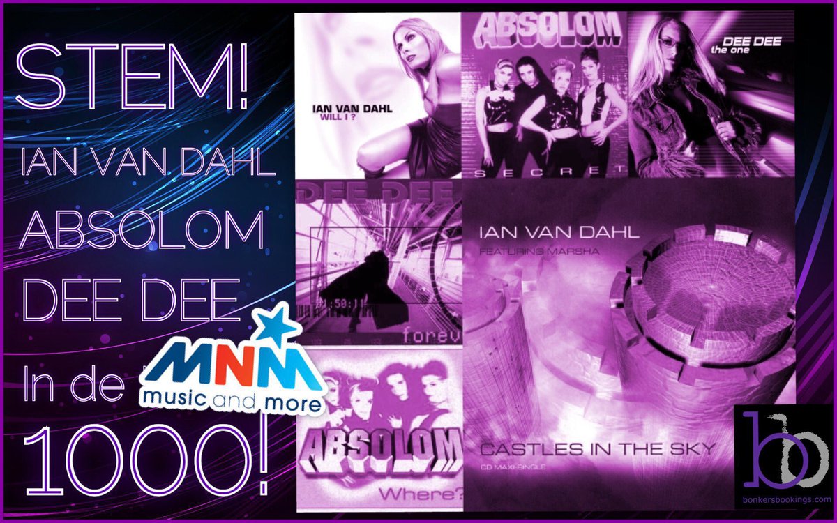 Voor wie wilt stemmen!❤️
#IanVanDahl
#DeeDee
#Absolom
#Mnm1000
playground.mnm.be/mnm1000/
#BelgianDance  <a href="/MNMbe/">MNM</a>