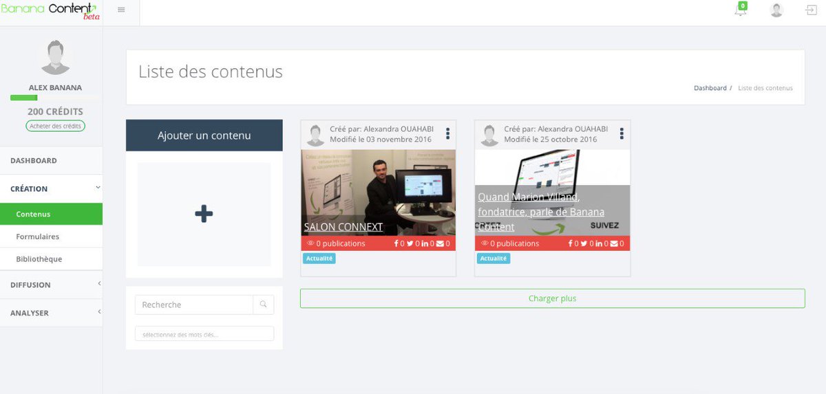 banana_content's tweet photo. Banana Content lance en Novembre la V2 avec un nouveau design, un parcours utilisateur intuitif et des développements analytiques. https://t.co/18UywT0S3G