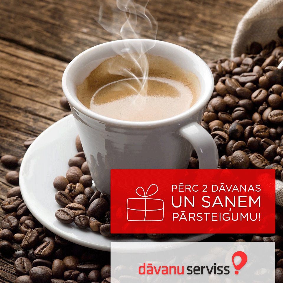 Pērc 2 dāvanas un saņem Andrito kafiju 2 personām bez maksas! davanuserviss.lv/svaigi-grauzde…