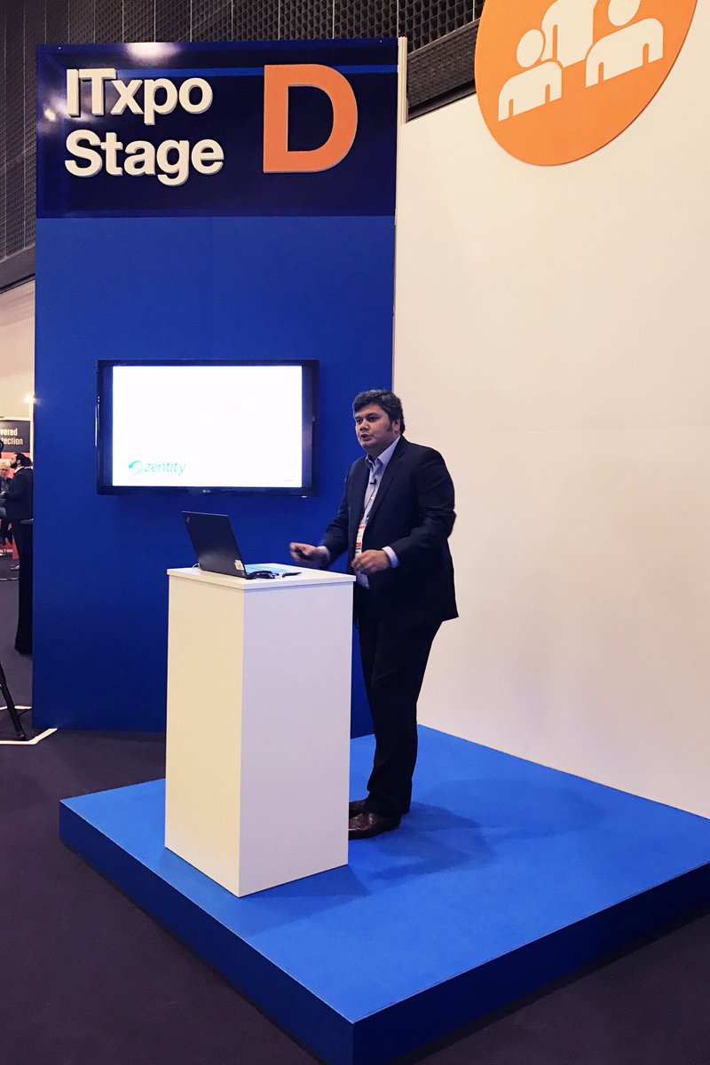 thezentity's tweet photo. Thanks for attending our CEO's presentation at #GartnerSYM. Great response! We welcome you to our booth ET7 to talk more. https://t.co/pJJbfdsrP0
