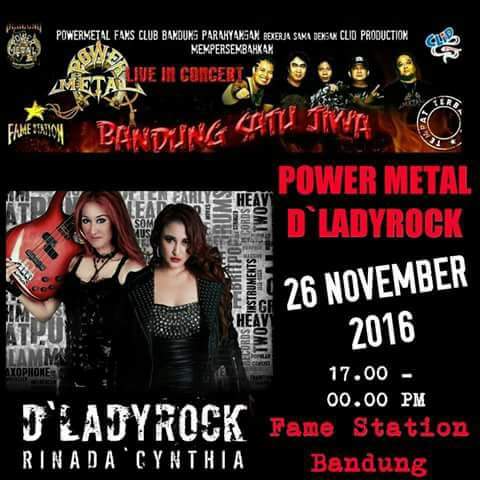 Buat powermetal fans yeuh bakal perform dibandung catat tanggalna daks!!