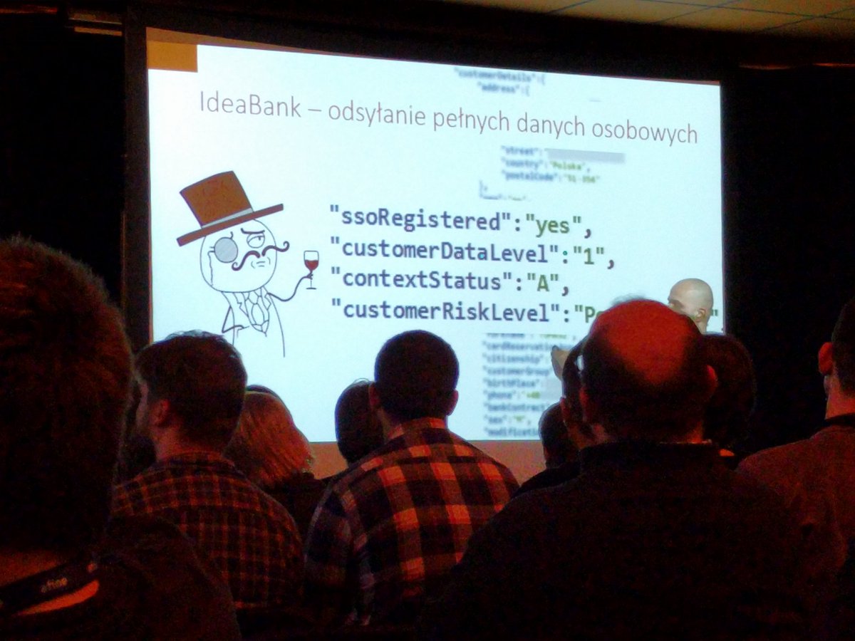 dorotaq's tweet image. #PWNing Conference - Tomek Zieliński o bezpieczeństwie mobilnych aplikacji bankowych