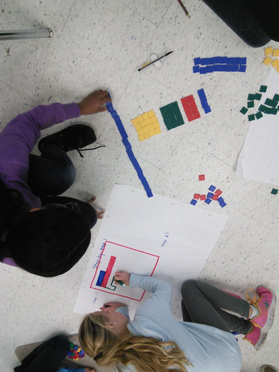Mrs_Tout's tweet photo. Learning about number patterns with coloured tiles! @AlexMuirPS https://t.co/u8WGLlZejK