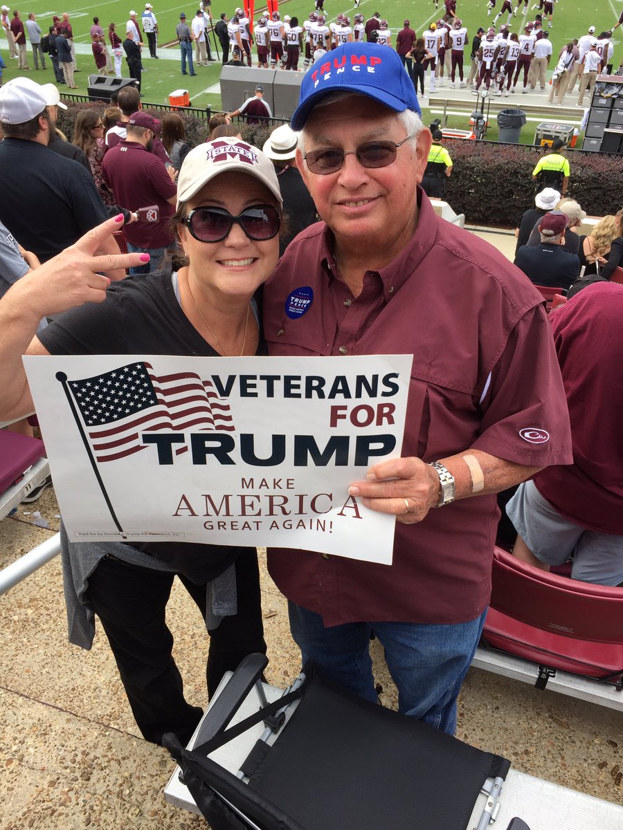 libbynutter's tweet image. Can you guess who I voted for?  VETERANS for TRUMP! #FoxNews2016