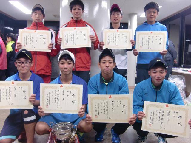 平成２８年度茨城県高等学校ソフトテニス新人大会
男子個人
　優勝：大関･小柳(霞ヶ浦)
準優勝：山口･高野(土浦三)
第３位：飯田･斉藤(鹿島学)
第３位：斎藤･沼田(日立商)