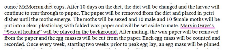 My students like to see if I'm paying attention when I read their proposals.  This one very much improved my day.