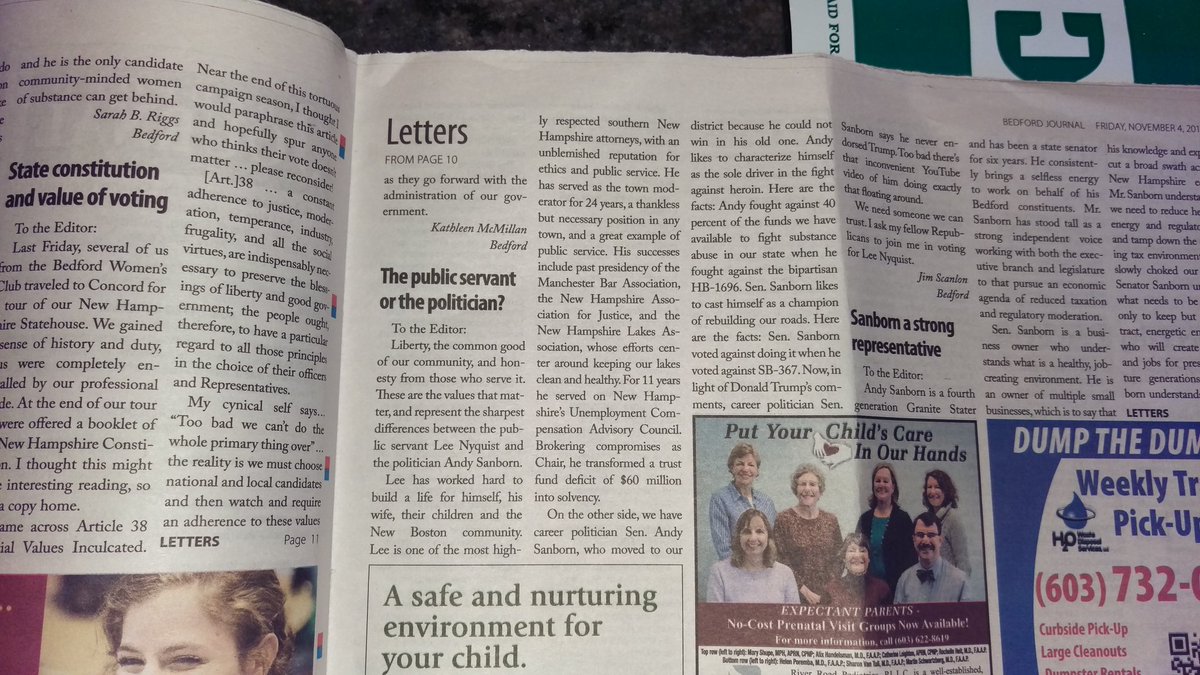 Nyquist4Senate's tweet photo. Great letter from Republican Jim Scanlon - honored to have your vote #nhpolitics https://t.co/STIbBxjhYK