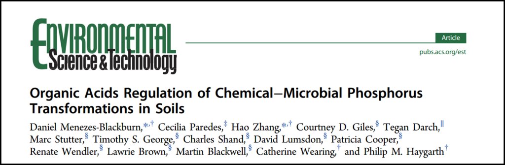 SoilPforum's tweet photo. Organic Acids Regulation of Chemical−Microbial Phosphorus Transformations in Soils https://t.co/1nO1V4wRAx https://t.co/eysgi4x1gb