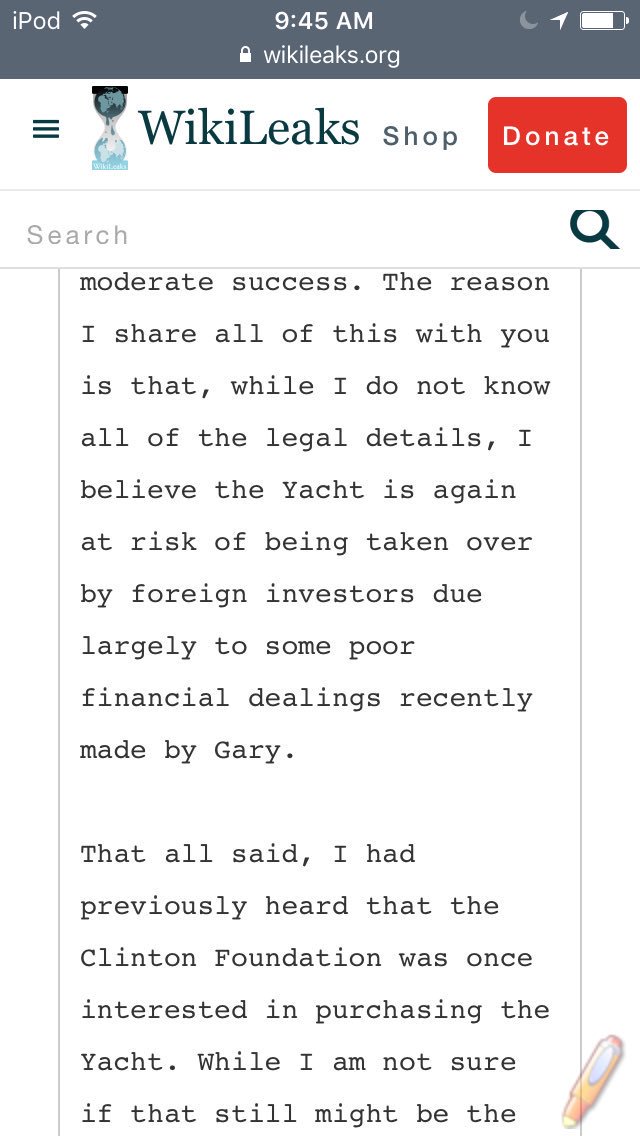 SamanthaSilver0's tweet image. Yes, the Clintons really had to be told that buying a yacht through their &quot;charitable&quot; non-profit foundation is a bad idea. #PodestaEmails35