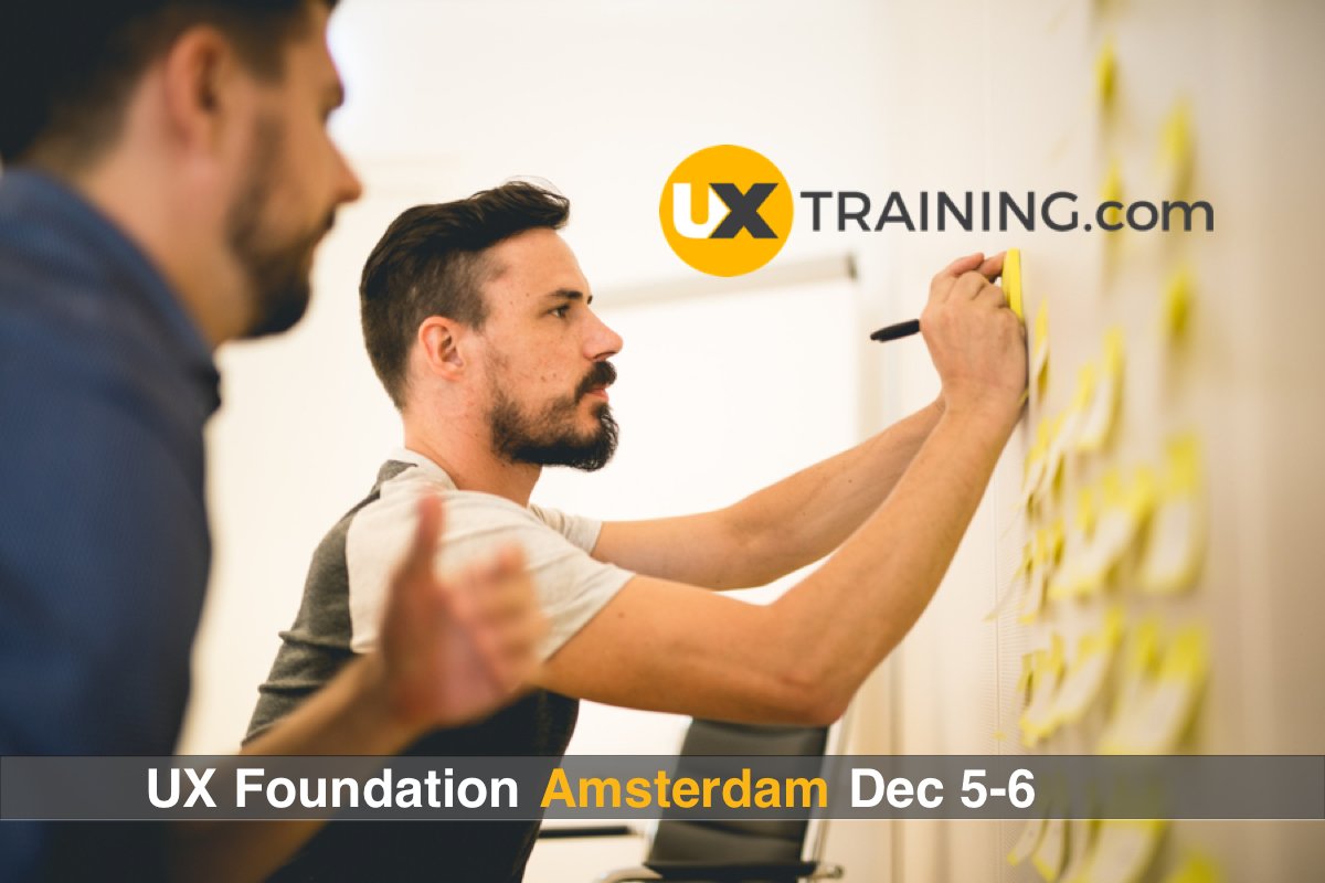 uxdesigninst's tweet photo. We're back at @ImpactHubAMS Dec 5-6 with our #UXdesign course. Book your place before Nov 14 to save €100 https://t.co/Hrvk3dXbgB #UX #UXAMS https://t.co/nS9BlGRz7r
