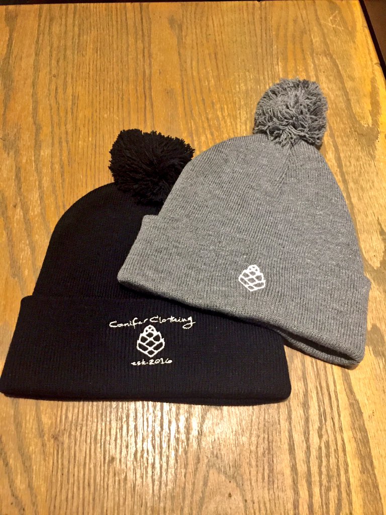 coniferclothing's tweet photo. Retweet this tweet and follow @coniferclothing for a chance to win one of our NEW Conifer Beanies! Winners announced Friday at 7 PM! https://t.co/oZglwp5ZgC