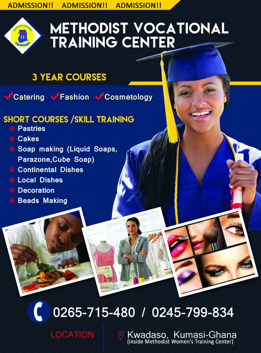 AbrAnte3_FoXy's tweet photo. #MethodistTrainingCenter
๐ดCatering ๐ด fashion ๐ด cosmetology
Admission still in Progress
#MethodistTrainingCenter https://t.co/3NZUQ6qeBD