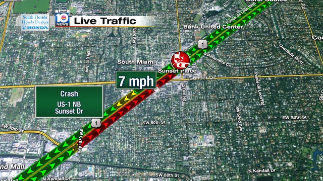 Crash on US-1 NB at Sunset Dr #traffic #miami https://t.co/UZsfwVOgzc