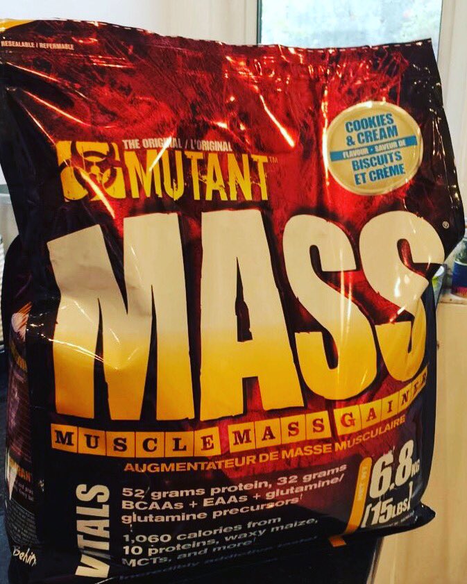 Trying a new protein! This stuff is looking powerful. Everything you could possibly need! <a href="/MUTANTNATION/">MUTANT</a> #fitfam #fit #fitness #fitspiration