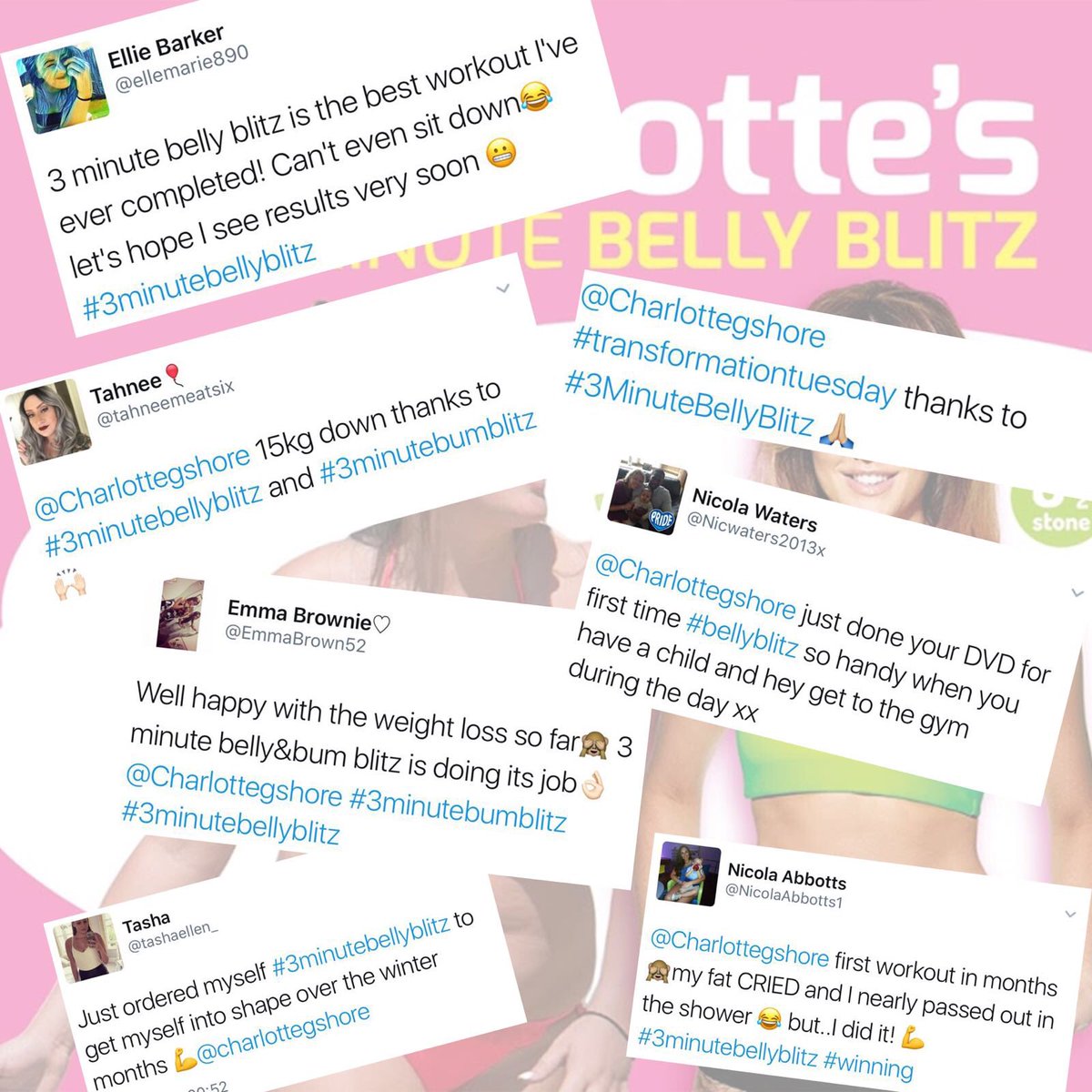 Charlottegshore's tweet photo. love reading tweets of your progress ❤️ 😍 #3minutebellyblitz &amp; #3minutebumblitz keep the tweets &amp; pics coming people let's inspire others 👯 https://t.co/x3HAbDzc7f