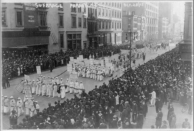 1015 Women's Suffrage March in Manhattan
#WearWhiteToVote