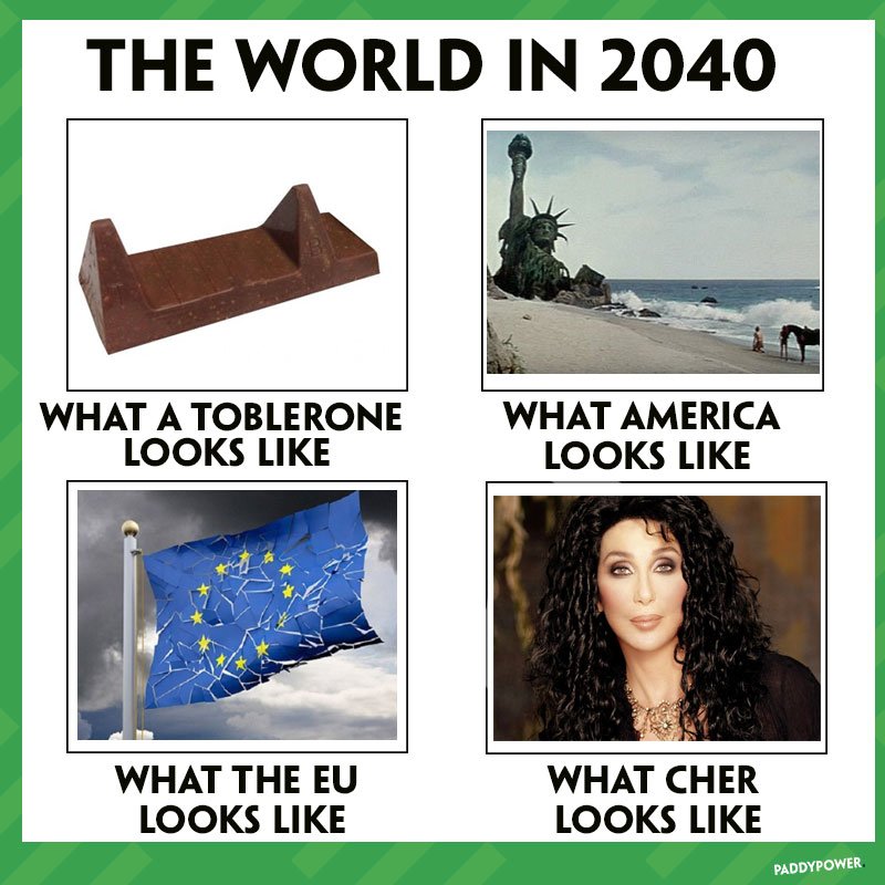 paddypower's tweet photo. Big changes coming today, let's have a peek into the future. #Toblerone #Election2016 https://t.co/BvkKUfruHg