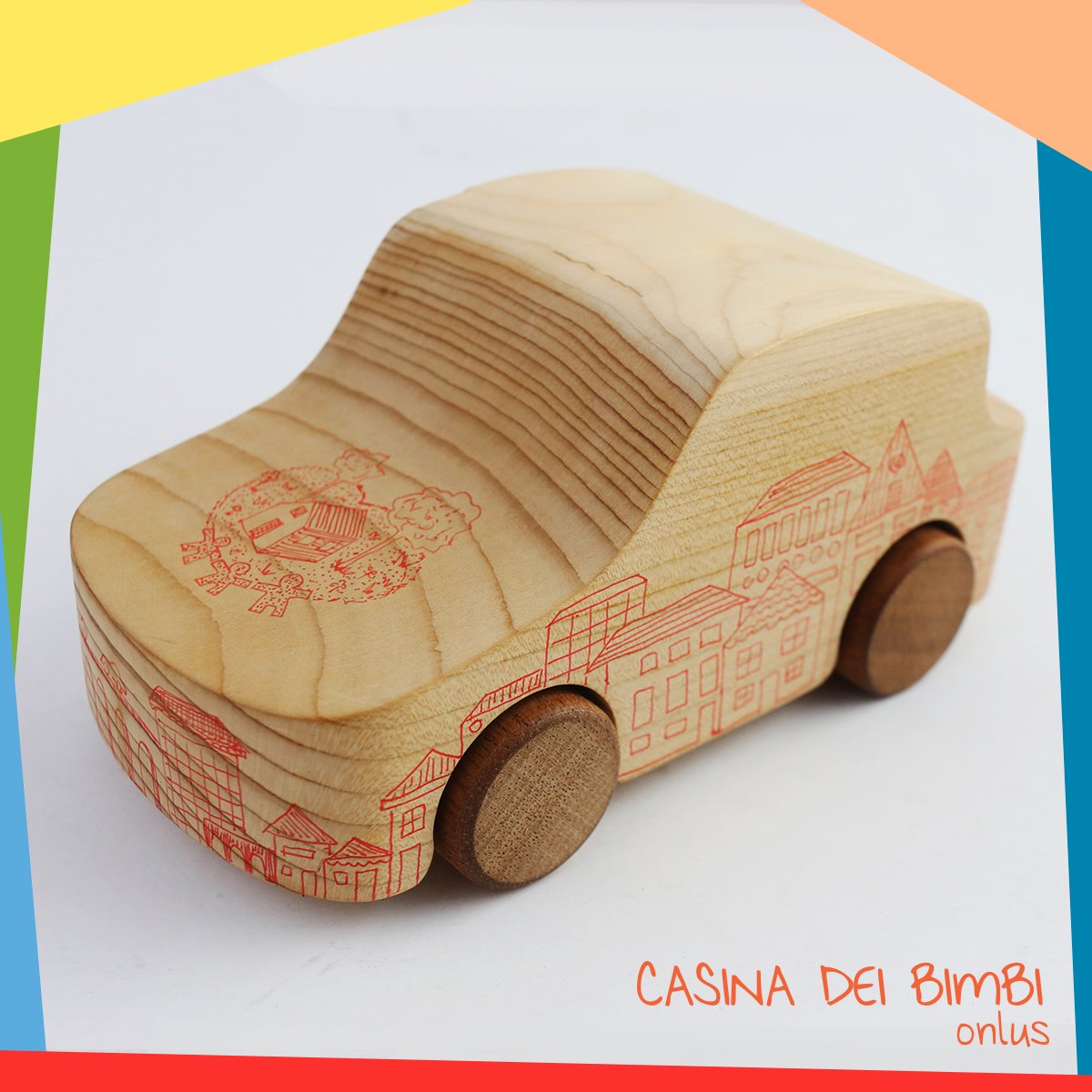 CasinaDeiBimbi's tweet photo. @ilragni ci dedica una delle sue splendide macchinine in legno. #weloveit <3
#tobeus #matteoragni #design https://t.co/fiEvwG19fz