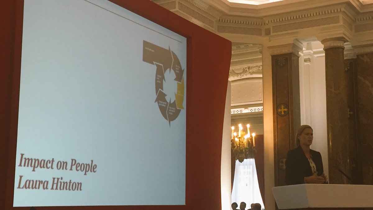 Dlancefield's tweet photo. Our #PwC people are human beings first not just employees. Acknowledge uncertainty, be honest &amp; give people a voice @LauraHintonPwC #brexit https://t.co/CE6Mt8sG03