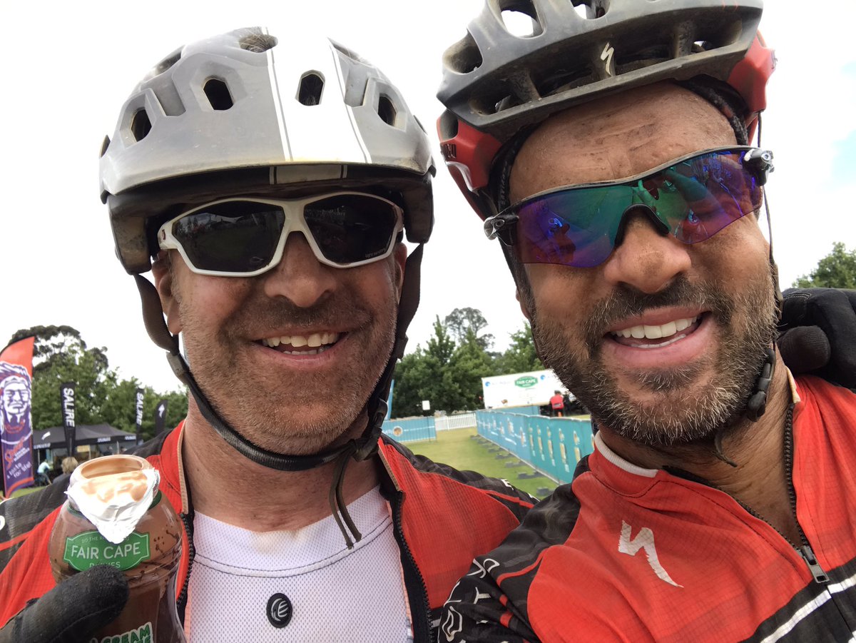 Andyvandervelde's tweet photo. #WhyIRide #FNBMTB @FNBSA #wine2whales #W2WMTB all smiles stage 2 rocked ...... what a blast, best tracks, great event 😊 https://t.co/EOpM5R335S
