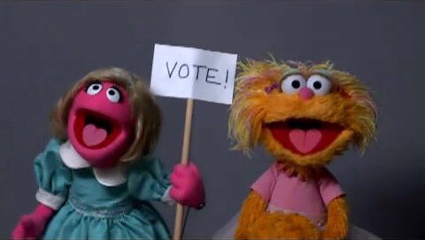 MuppetMindset's tweet image. Be sure to get out and vote! #Election2016