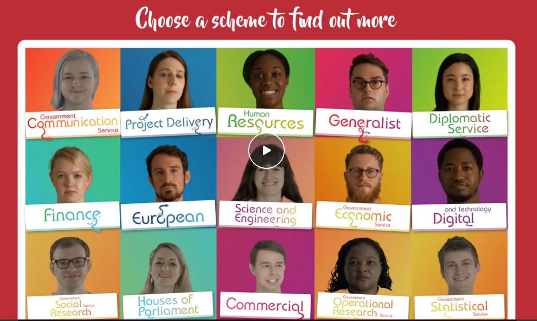faststreamuk's tweet photo. Our brand new interactive video is live! Find out more about all of our schemes from some of our fast streamers https://t.co/3dznpYrxwO https://t.co/Sd0Fq05Ie2