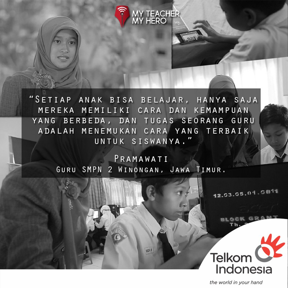 mdtvindonesia's tweet photo. Pramawati, guru di SMPN 2 Winongan yg menggunakan aplikasi untuk siswanya yg mengalami kesulitan membaca. @TelkomIndonesia #MyTeacherMyHero https://t.co/4oKtdjLSCx